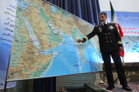 Iran's Navy Commander Admiral Habibollah