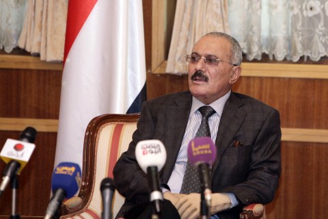 Outgoing Yemeni President Ali Abdullah S
