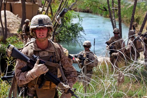 Ã¢â¬ËHere to protectÃ¢â¬â¢: Marines stay involved in Kajaki