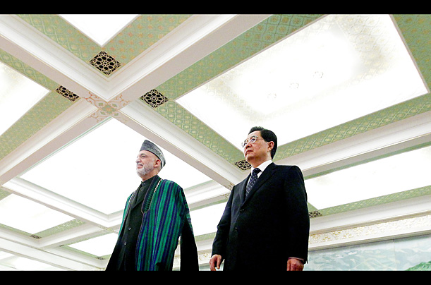 Karzai in Beijing