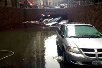 Flooding from Hurricane Sandy