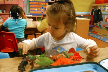 image: Academics are mixed with playing, singing and dancing at the Singing River Head Start program.