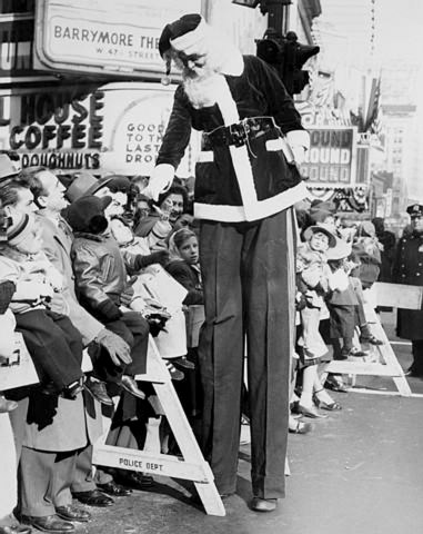 Santa Claus, Thanksgiving Parade, 1949