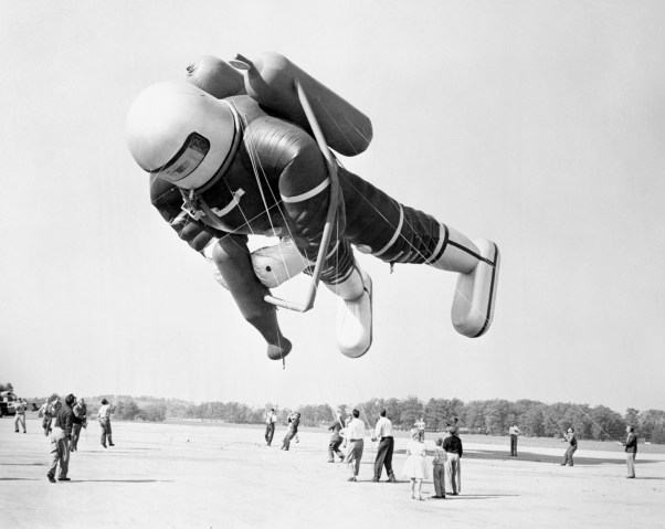 Thanksgiving Day Parade Spaceman Balloon, 1953