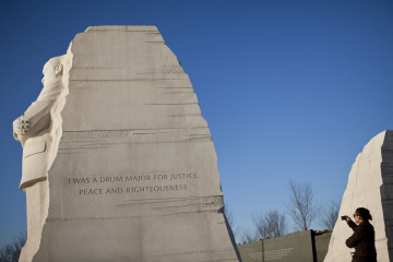 Nat'l Park Service Holds Wreath Laying Ceremony At Martin Luther King Jr. Memorial