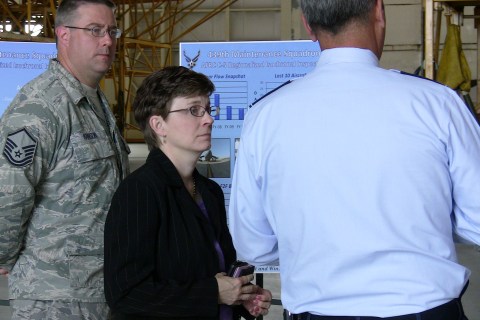 Lockheed-Martin VP visits Patriot Wing