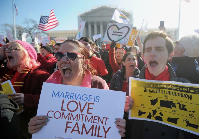 Divided: Same-Sex Marriage Demonstrations