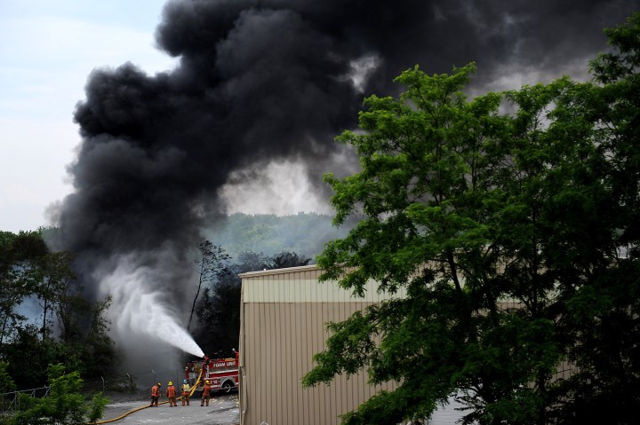 Train Derailment Near Baltimore Causes Major Explosion