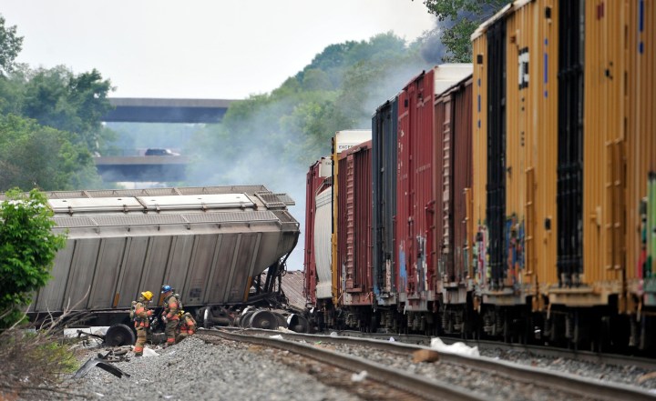 Photos: Freight Train Derails Outside Baltimore | TIME.com