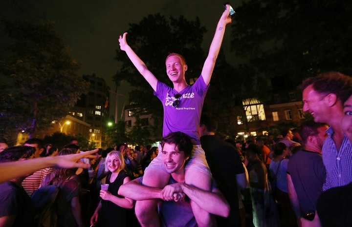 Supreme Court Gay Marriage Decisions Celebrated At Historic Stonewall Inn