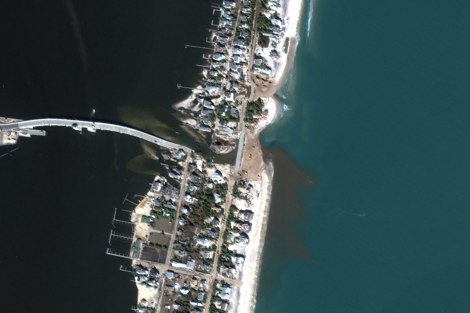 Satellite Imagery Of Superstorm Sandy Recovery In New Jersey And New 