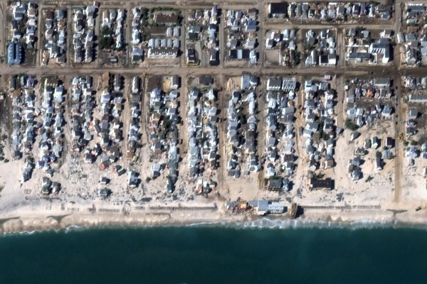 Satellite Image of Hurricane Sandy, Ortley Beach, New Jersey, United States