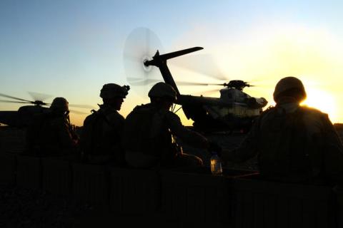 Marine air interdiction force supports Afghan Border Patrol from above
