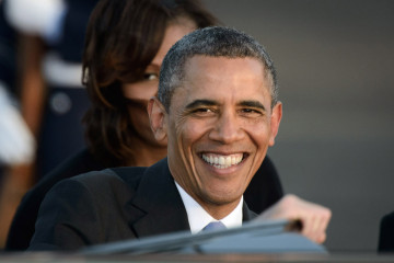 President Obama And Family Arrive In Berlin