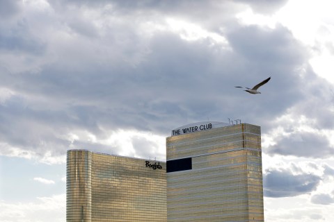 From left: The Borgata Hotel Casino & Spa and its sister property, The Water Club in Atlantic City, N.J., on March 20, 2013.