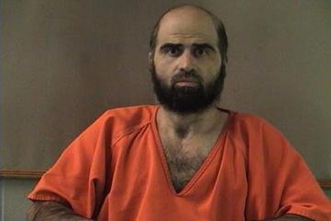 Bell County Sheriff's Office photograph of Nidal Hasan