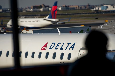 A Delta Air Lines Inc. Terminal Ahead Of Earnings Figures
