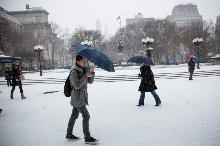 Strong Winter Storm Bears Down On Northeastern US