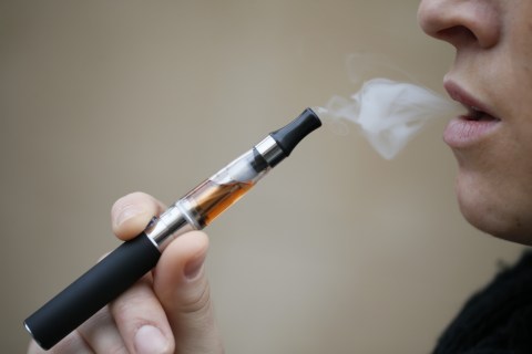 An e-cigarette on March 05, 2013 in Paris.